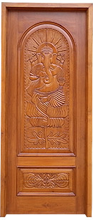 Wooden carved doors